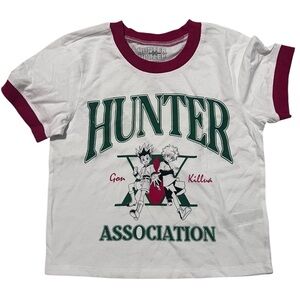 Hunter X Hunter Women's Ringer Crop Tee